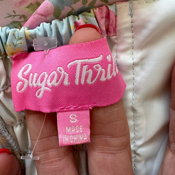 Dolls Kill Sugar Thrillz Moonglow Romance Ruffle Mini Dress - Picture 9 of 10